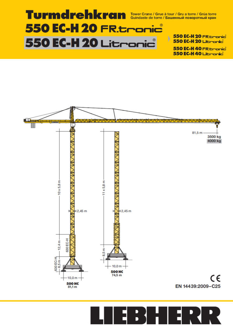 Liebherr 550 EC-H20 Litronic